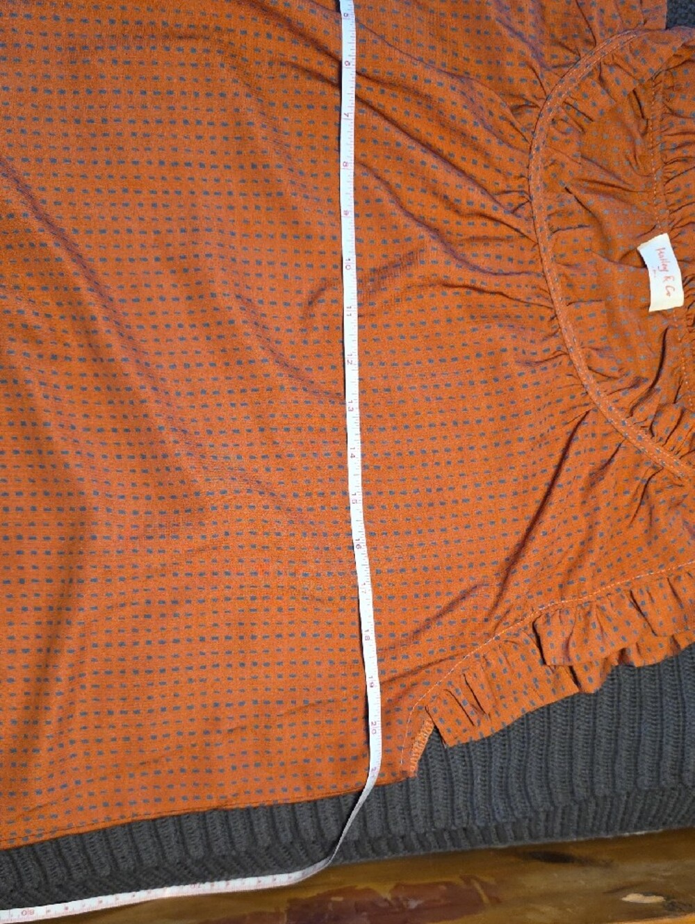 Rust Ruffle-Sleeve Sleeveless Camisole - Picture 5 of 6